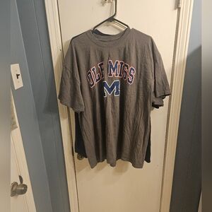 Ole Miss Gray T-Shirt 2XL
